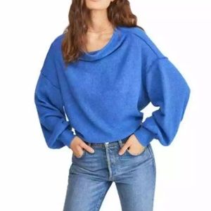 Free People Blue Sweater